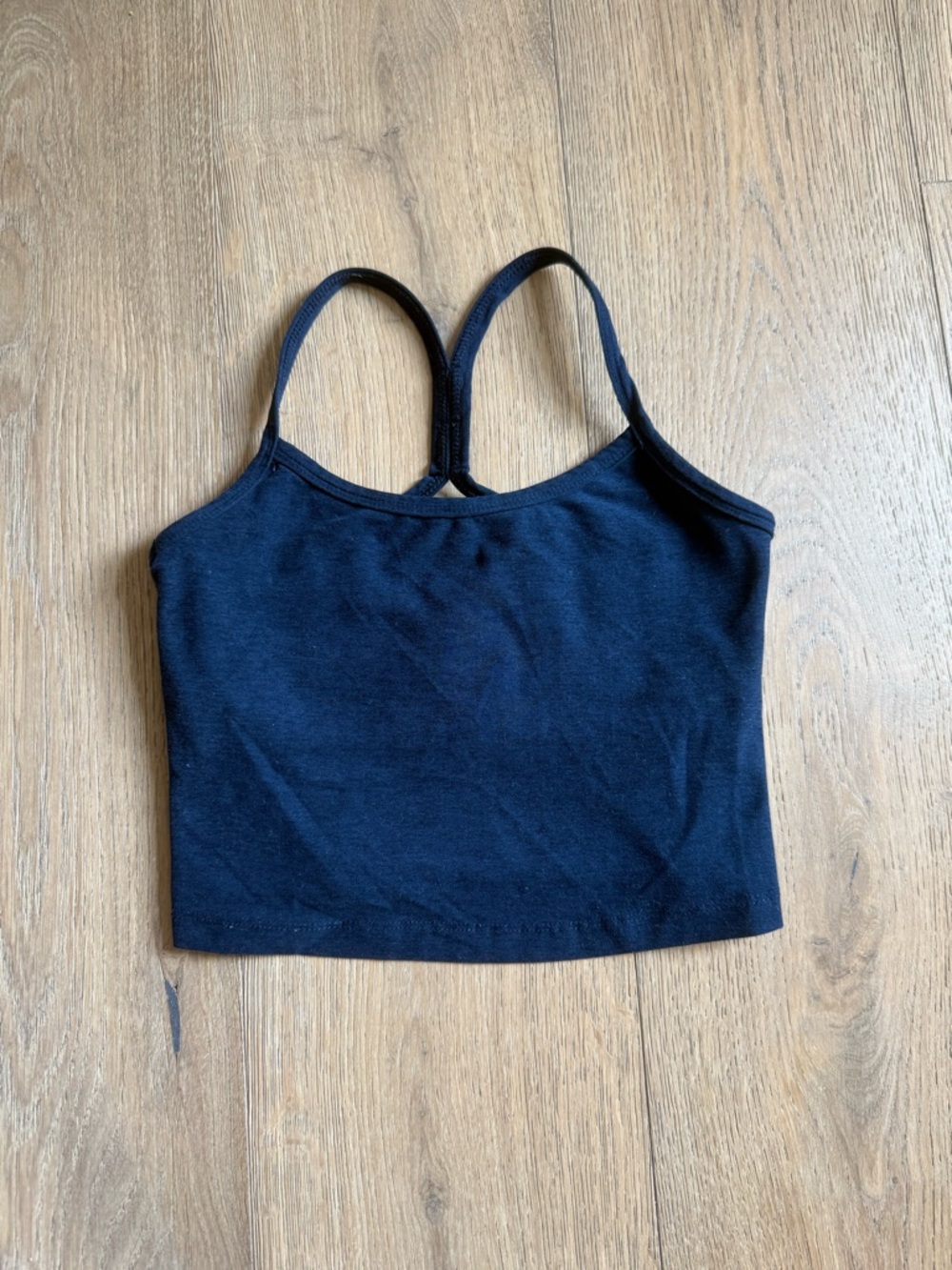 Beyond Yoga Navy Cropped Tank
